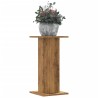 Supports pour plantes 2 pcs chêne artisanal bois d'ingénierie 