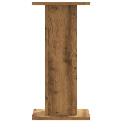 Supports pour plantes 2 pcs chêne artisanal bois d'ingénierie 