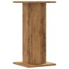 Supports pour plantes 2 pcs chêne artisanal bois d'ingénierie 