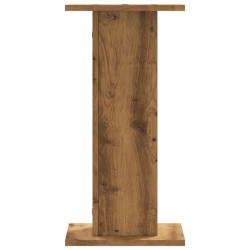 Supports de haut-parleurs 2 pcs chêne artisanal bois ingénierie 