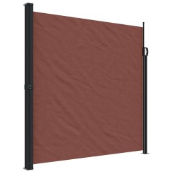 Auvent latéral rétractable marron 200x300 cm 
