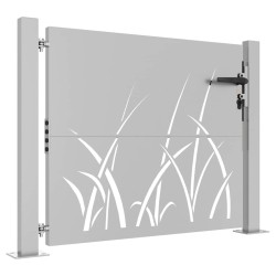 Portail de jardin 105x80 cm acier corten 