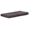 Coussins de plancher de palette lot de 2 Coton Anthracite 