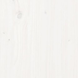 Tête de lit Blanc 141x4x100 cm Bois massif de pin 