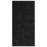 Tapis HUARTE à poils courts doux et lavable noir 100x200 cm 