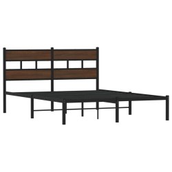Cadre de lit sans matelas avec tête de lit 137x190 cm 