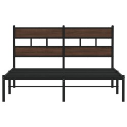 Cadre de lit sans matelas avec tête de lit 137x190 cm 