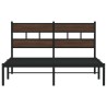 Cadre de lit sans matelas avec tête de lit 137x190 cm 