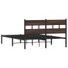 Cadre de lit sans matelas avec tête de lit 137x190 cm 
