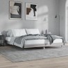 Cadre de lit sans matelas sonoma gris 200x200 cm 