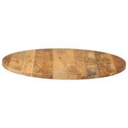 Dessus de table Ø 80x2,5 cm rond bois de manguier massif 