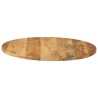 Dessus de table Ø 80x2,5 cm rond bois de manguier massif 
