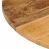Dessus de table Ø 80x2,5 cm rond bois de manguier massif 