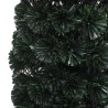 Arbre de Noël artificiel mince et support 240 cm fibre optique 