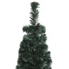 Arbre de Noël artificiel mince et support 240 cm fibre optique 