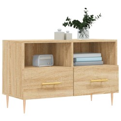 Meuble TV Chêne sonoma 80x36x50 cm Bois d'ingénierie 