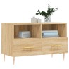Meuble TV Chêne sonoma 80x36x50 cm Bois d'ingénierie 