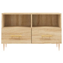 Meuble TV Chêne sonoma 80x36x50 cm Bois d'ingénierie 