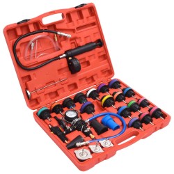 Kit de testeur de pression du radiateur 28 pcs   