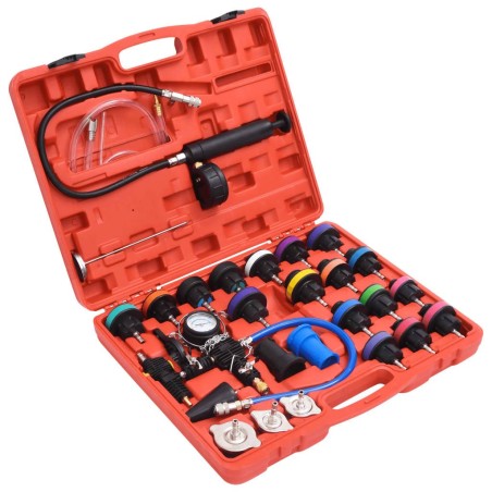 Kit de testeur de pression du radiateur 28 pcs   