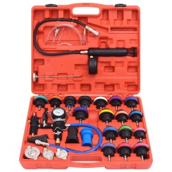 Kit de testeur de pression du radiateur 28 pcs   