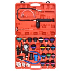 Kit de testeur de pression du radiateur 28 pcs   