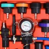Kit de testeur de pression du radiateur 28 pcs   