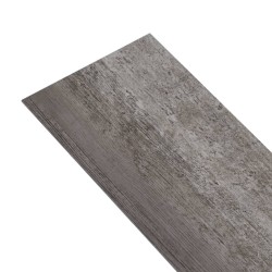 Planches de plancher PVC Non auto-adhésif 5,26 m²2 mm Bois rayé 