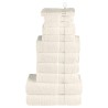 Ensemble de serviettes de qualité supérieure SOLUND 12pcs crème 
