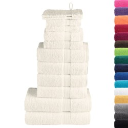 Ensemble de serviettes de qualité supérieure SOLUND 12pcs crème 