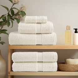 Ensemble de serviettes de qualité supérieure SOLUND 12pcs crème 