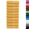 Serviettes de douche de qualité supérieure SOLUND 10 pcs doré 