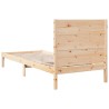 Cadre de lit extra long sans matelas 90x220 cm bois massif 