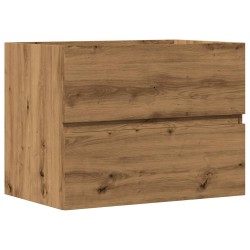 Armoire de salle de bain chêne artisanal bois d'ingénierie 