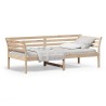 Lit de jour sans matelas 100x200 cm bois de pin massif 