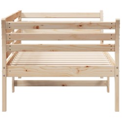 Lit de jour sans matelas 100x200 cm bois de pin massif 