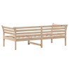Lit de jour sans matelas 100x200 cm bois de pin massif 