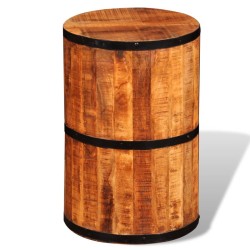 Tabouret de bar Bois de manguier brut 