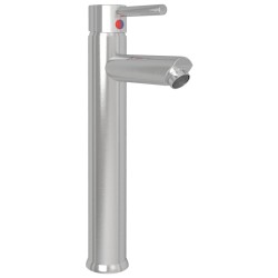 Lavabo de bain avec robinet et drain à poussoir Verre trempé 