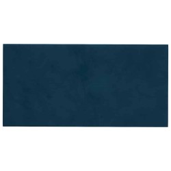 Panneaux muraux 12 pcs Bleu 60x30 cm Velours 2,16 m² 