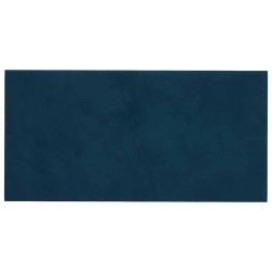 Panneaux muraux 12 pcs Bleu 60x30 cm Velours 2,16 m² 