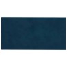 Panneaux muraux 12 pcs Bleu 60x30 cm Velours 2,16 m² 
