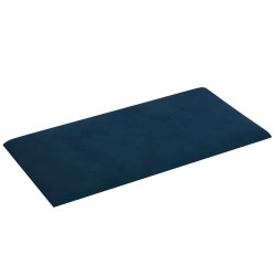 Panneaux muraux 12 pcs Bleu 60x30 cm Velours 2,16 m² 