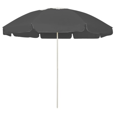Parasol de plage anthracite 240 cm 