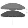 Parasol de plage anthracite 240 cm 