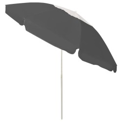 Parasol de plage anthracite 240 cm 