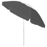 Parasol de plage anthracite 240 cm 