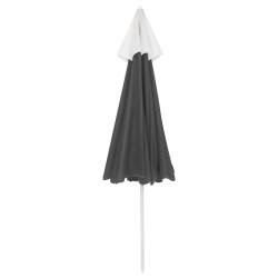 Parasol de plage anthracite 240 cm 