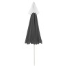 Parasol de plage anthracite 240 cm 