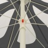 Parasol de plage anthracite 240 cm 